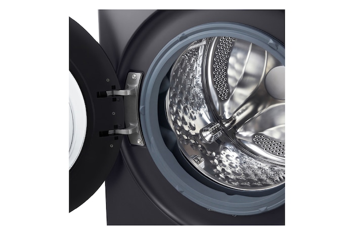 Puerta abierta mostrando detalle interno tambor